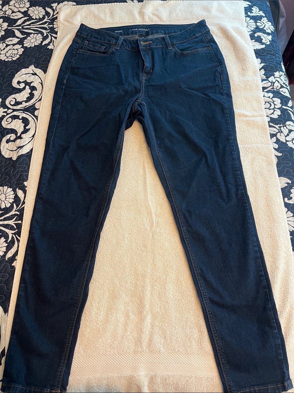 Lane Bryant Navy Skinny Jeans for Women